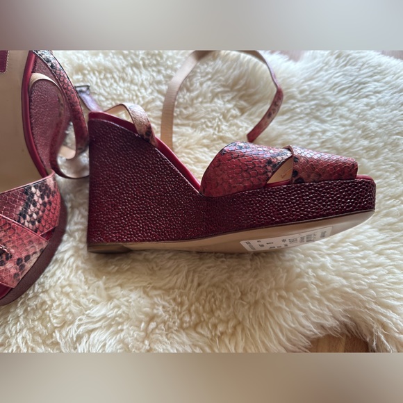 Longchamp - brand new - Lace-up wedge sandals - Picture 2 of 5